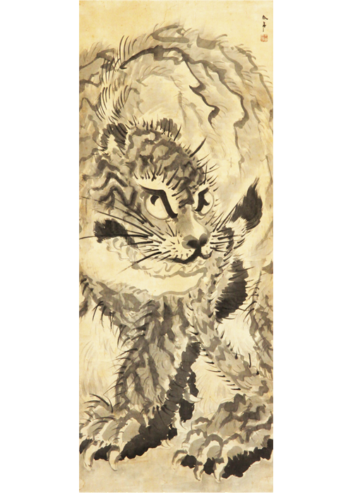 【都屋】大原呑舟 秋景山水図 屏風 紙本肉筆 師 柴田義董 父 大原呑響 日本画