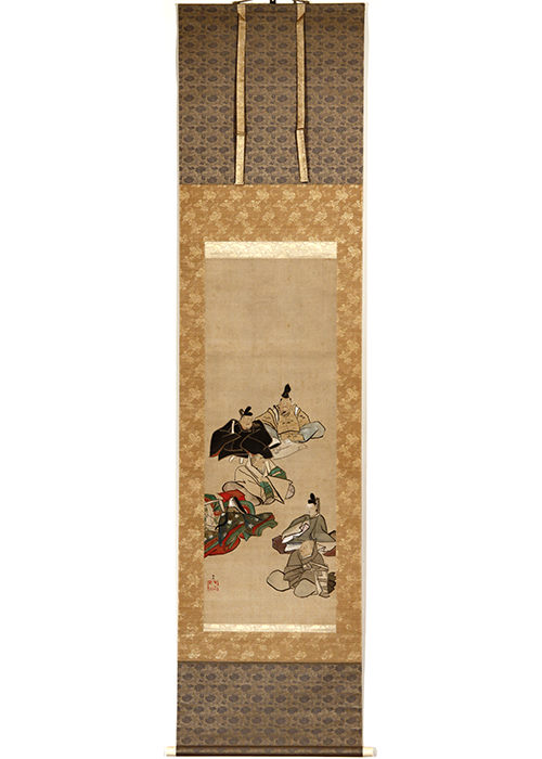 【真作】●谷文晁●冨士図●佐竹永陵鑑定箱●肉筆●掛軸●掛け軸●日本画● 谷文晁 六歌仙図 | 古美術瀬戸