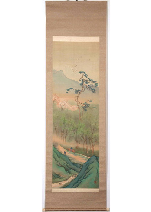 小野竹喬 春山行旅図 古美術瀬戸 小野竹喬 春山行旅図 古美術瀬戸