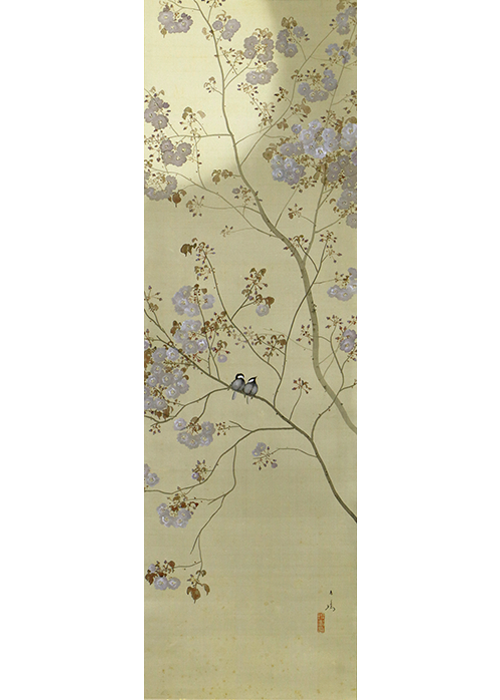 Ishizaki Koyo / Birds in a cherry blossom | 古美術瀬戸