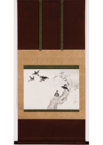[:ja]英一蝶　古木群鴉図[:en]Hanabusa Itcho / A flock of birds perched on an old tree[:]
