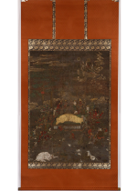 Buddha’s nirvana painted in the Nanboku-cho period