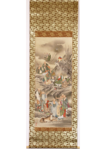 久保田松翠 十六羅漢之図