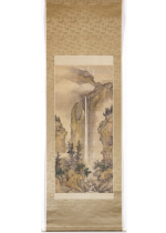 [:ja]谷文晁　懸泉訪美人図[:en]Tani Buncho / Landscape[:]