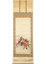 [:ja]池上秀畝　菊池正観公筑後河奮戦之図[:en]Ikegami Shuho / Kikuchi Seikankou(Takemitsu) in the Battle of Chikugo River[:]
