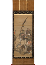 [:ja]岸駒　関羽周倉像[:en]Ganku / GuanYu and Zhou Cang[:]