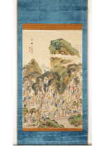 [:ja]小田海僊　百老図 大幅[:en]Oda Kaisen / One hundred elders[:]