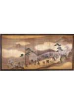 [:ja]伝 土佐光茂　平家物語図屏風 六曲一双[:en]Attributed to Tosa Mitsumochi / Scenes from the Tale of the Heike, A pair of six-panel folding screens[:]