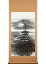 [:ja]不染鉄　奈良風景 大幅[:en]Husen Tetsu / Scenery of Nara[:]