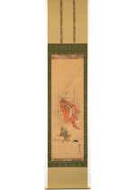 [:ja]河鍋暁斎　面壁之図[:en]Kawanabe Kyosai / Bodhidharma Facing the Wall[:]