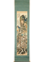 [:ja]橋本関雪　松館訪隠図[:en]Hashimoto Kansetsu / Landscape[:]