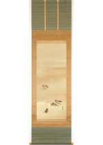 [:ja]竹内栖鳳　雪中喋雀[:en]Takeuchi Seiho / Sparrows chattering in the snow[:]