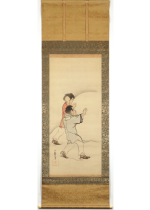 [:ja]長沢芦雪　雪達磨遊図[:en]Nagasawa Rosetsu / Playful Scene of Making Snowman[:]
